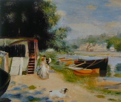 View of Bougival by Pierre Auguste Renoir